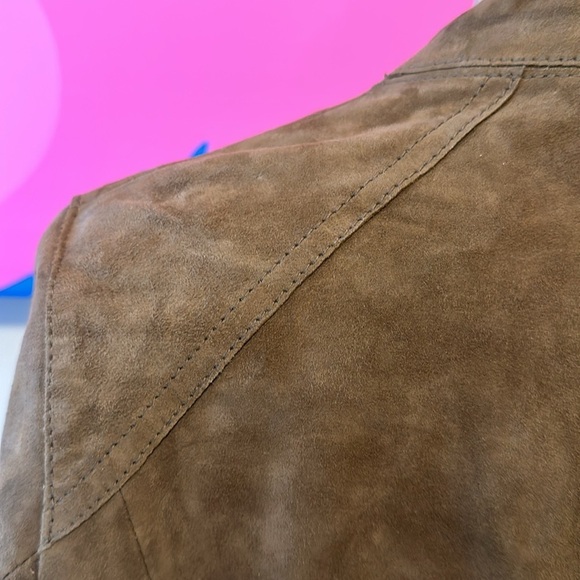 Gerard Darel Brown Suede Jacket Coat - Picture 7 of 11